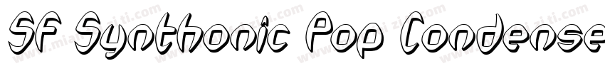 SF Synthonic Pop Condensed字体转换
